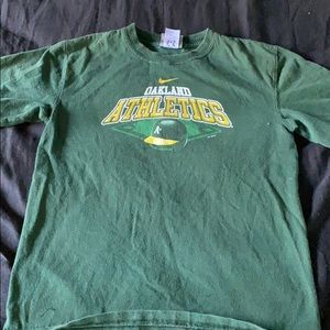 Oakland athletics green short sleeve